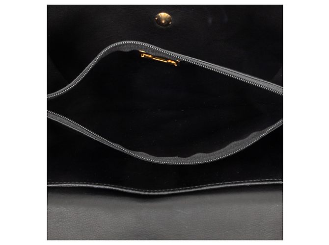 Borsa a tracolla Dior in pelle di vitello granulata nera Nero - vista 4