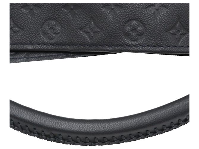 Louis Vuitton Black Monogram Empreinte Artsy MM Nero - vista 10