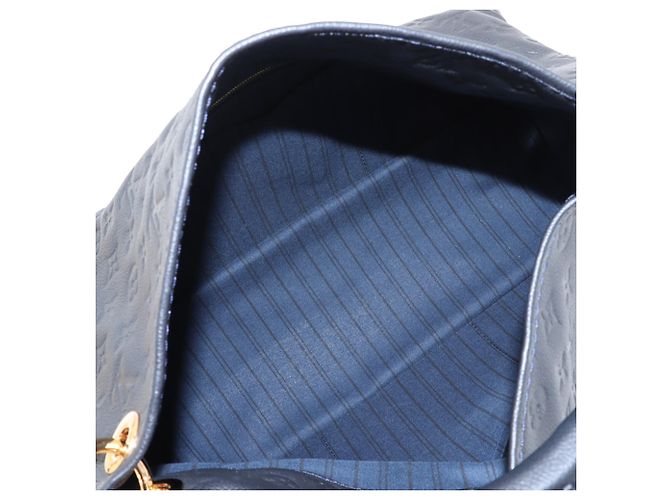 Louis Vuitton Black Monogram Empreinte Artsy MM Nero - vista 4