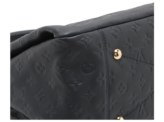Louis Vuitton Black Monogram Empreinte Artsy MM Nero - vista 7