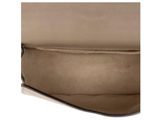 Borsa a tracolla Chloé Nile in pelle marrone media Taupe - vista 4