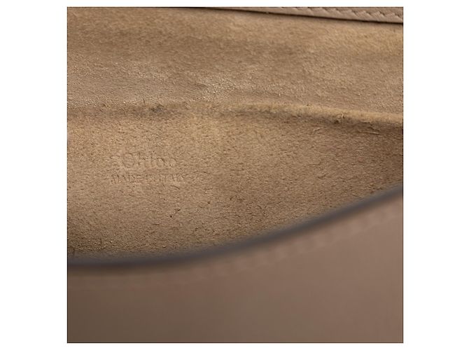 Borsa a tracolla Chloé Nile in pelle marrone media Taupe - vista 5