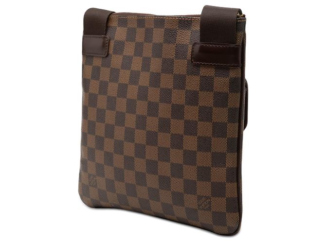 Louis Vuitton Pochette Melville Damier Ebene marrone - vista 2
