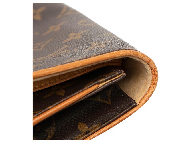 Louis Vuitton Marrom Monogram Pochette Twin GM - vista 7