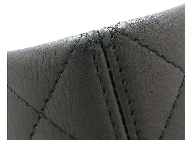 Chanel Black Medium Lambskin Cambon Ligne Tote Negro - vista 14
