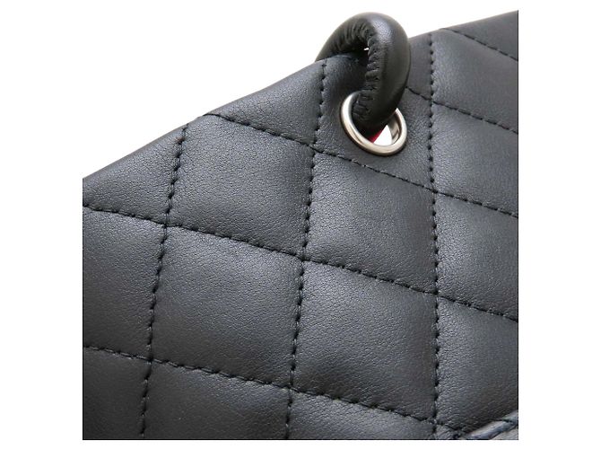 Chanel Black Medium Lambskin Cambon Ligne Tote Negro - vista 15