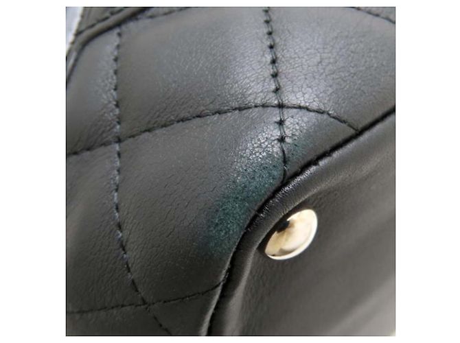 Chanel Black Medium Lambskin Cambon Ligne Tote Negro - vista 24