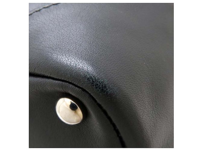 Chanel Black Medium Lambskin Cambon Ligne Tote Negro - vista 25