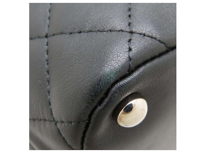 Chanel Black Medium Lambskin Cambon Ligne Tote Negro - vista 26