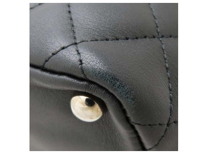Chanel Black Medium Lambskin Cambon Ligne Tote Negro - vista 27