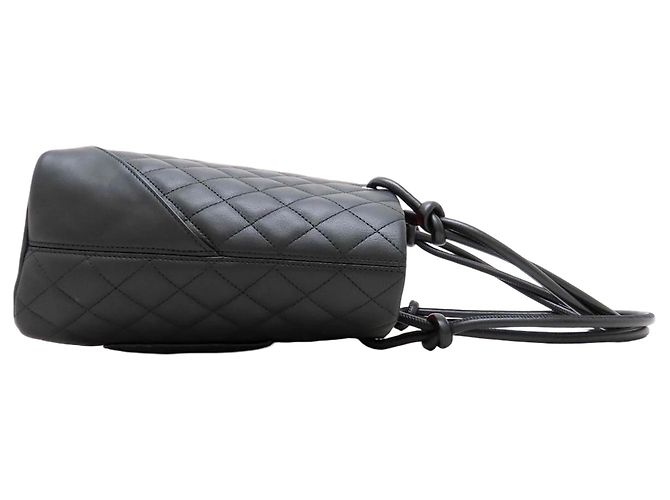 Chanel Black Medium Lambskin Cambon Ligne Tote Negro - vista 28