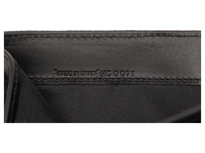 Dior Bifold Compact Wallet aus schwarzem Oblique Canvas - Ansicht 7