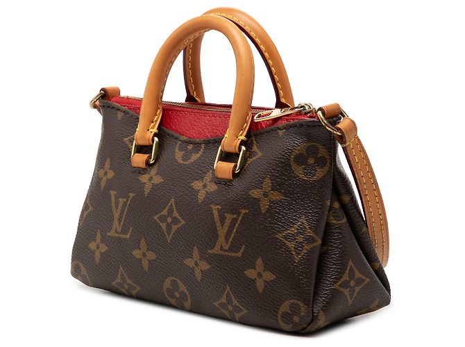 Louis Vuitton Marrone Monogram Nano Pallas - vista 2