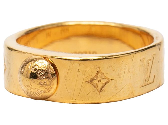 Anello Monogram Louis Vuitton placcato oro Gold Gold D'oro - Ansicht 2