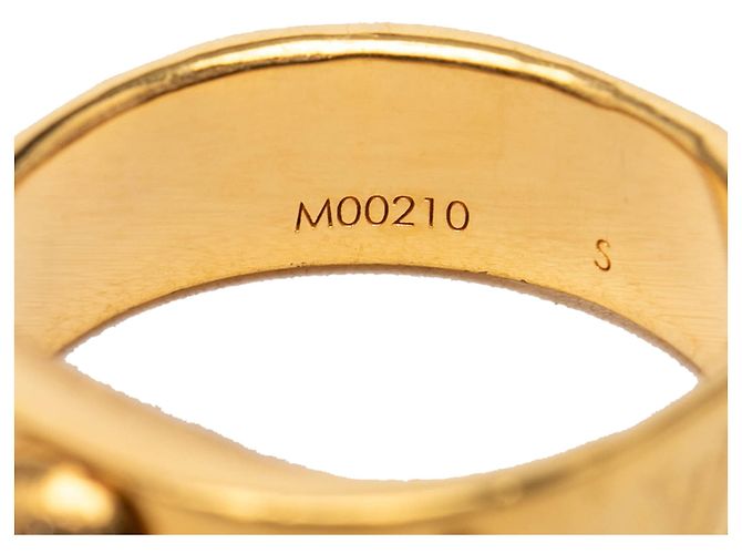 Anello Monogram Louis Vuitton placcato oro Gold Gold D'oro - Ansicht 4