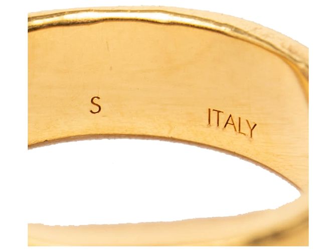 Anello Monogram Louis Vuitton placcato oro Gold Gold D'oro - Ansicht 5