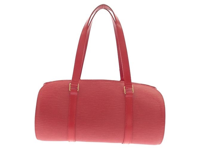 Borsa Louis Vuitton Epi Soufflot M5222E Rosso - vista 2