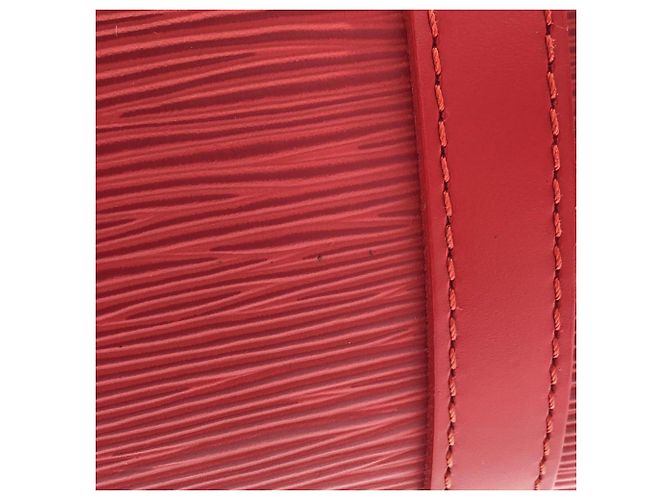 Borsa Louis Vuitton Epi Soufflot M5222E Rosso - vista 4
