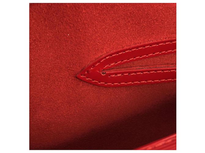 Borsa Louis Vuitton Epi Soufflot M5222E Rosso - vista 7