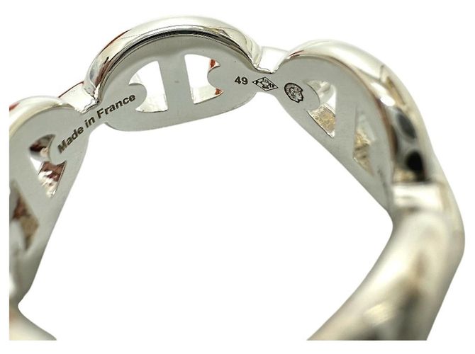 Ring Hermès Anello Hermes Chaine d'Ancre Enchainée PM Argento - vista 10