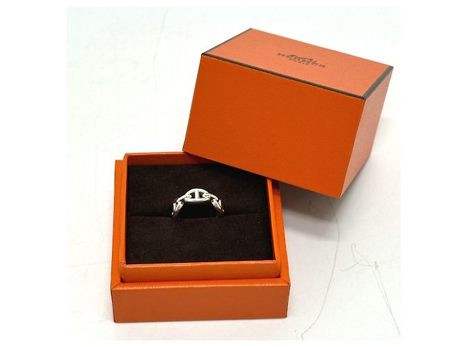 Ring Hermès Anello Hermes Chaine d'Ancre Enchainée PM Argento - vista 11