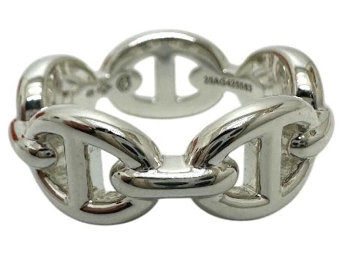 Ring Hermès Anello Hermes Chaine d'Ancre Enchainée PM Argento - vista 3