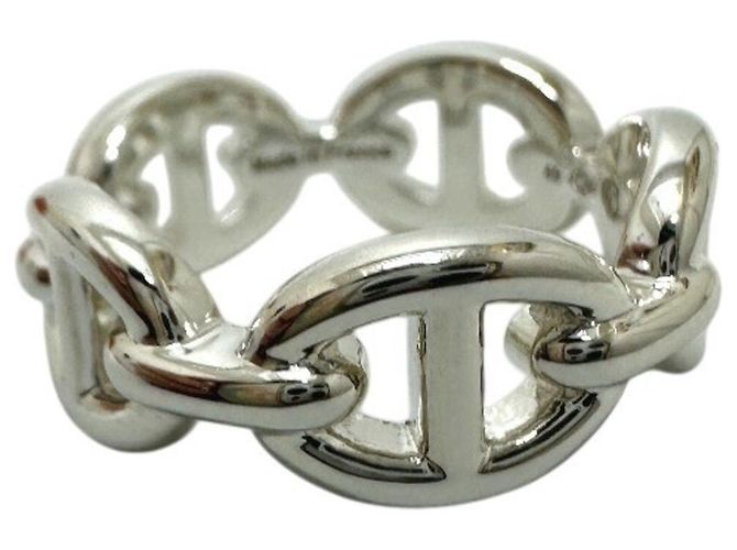 Ring Hermès Anello Hermes Chaine d'Ancre Enchainée PM Argento - vista 4