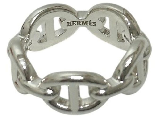 Ring Hermès Anello Hermes Chaine d'Ancre Enchainée PM Argento - vista 8