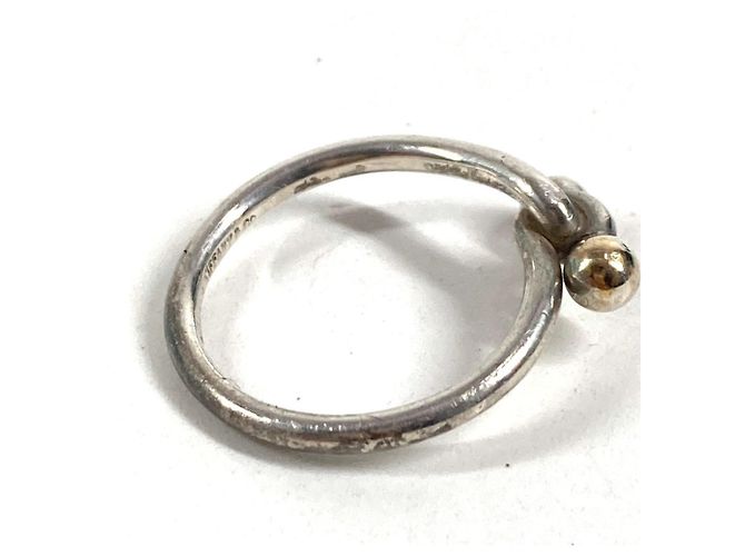 Tiffany & Co Anello Love Knot in oro 18K Tiffany Argento D'oro - vista 6