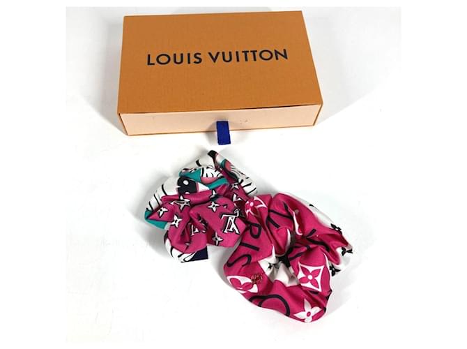 Set di scrunchie in seta multicolore Louis Vuitton - vista 6