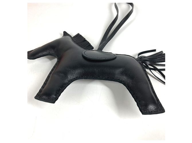 Hermès HERMES Cavallo Rodeo So Black Accessorio Borsa Portachiavi Nero - vista 2