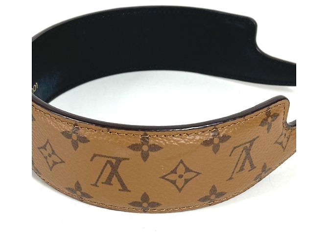 Cerchietto Louis Vuitton Monogram Reverse Marrone - vista 2