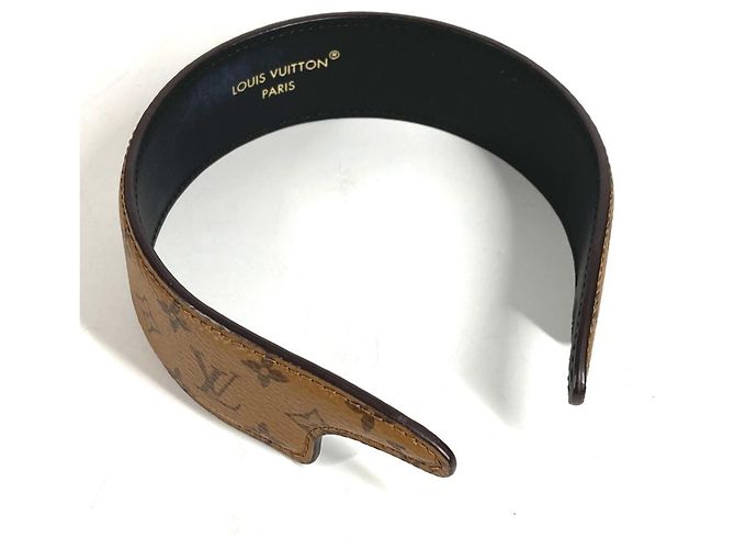 Cerchietto Louis Vuitton Monogram Reverse Marrone - vista 5