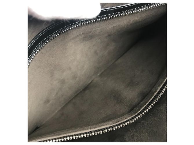 Clutch e borsa a tracolla in pelle nera con logo Gucci Guccissima GG Nero - vista 13