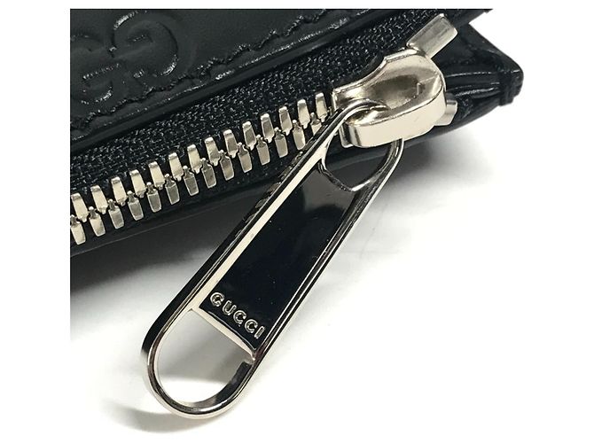 Clutch e borsa a tracolla in pelle nera con logo Gucci Guccissima GG Nero - vista 9