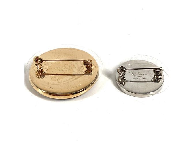 Set di spille Monogram Louis Vuitton x Supreme Marrone Argento Rosso - vista 5