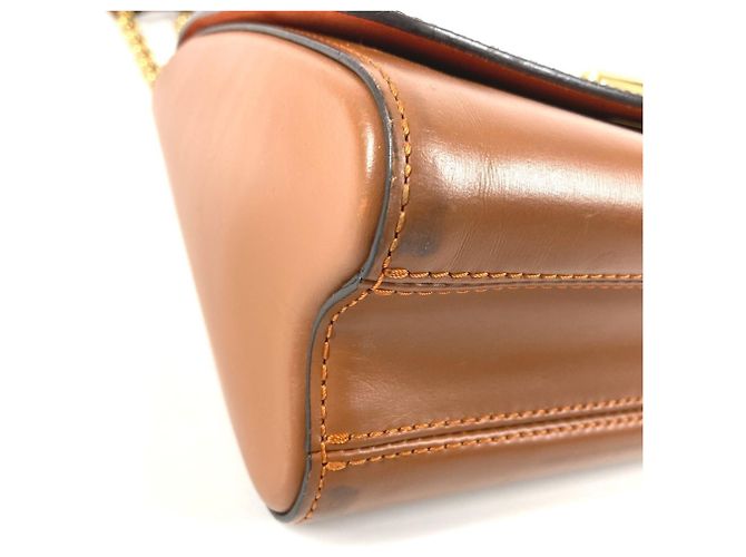 Borsa Louis Vuitton Monogram Catgram Cat Sac Twist MM Marrone Arancione - vista 7