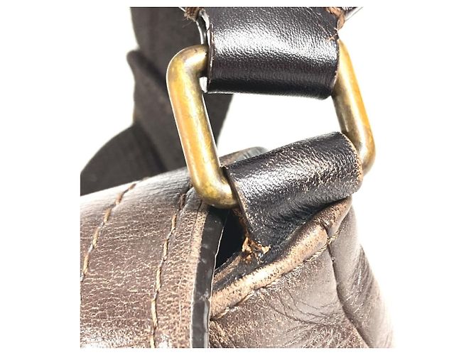 Borsa Messenger Louis Vuitton Utah Ohama Marrone - vista 10