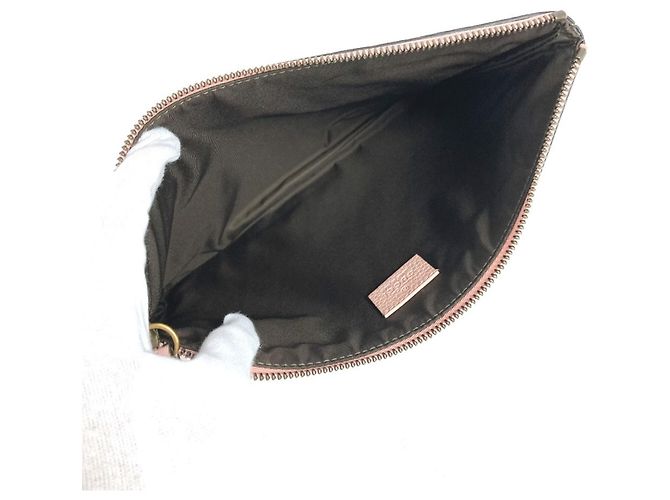 Clutch in pelle rosa Gucci - vista 10