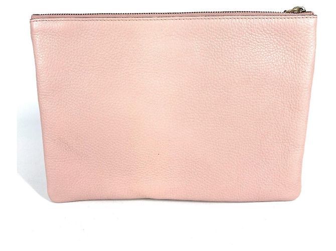 Clutch in pelle rosa Gucci - vista 2