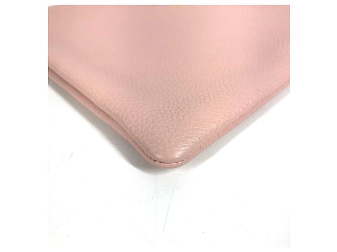 Clutch in pelle rosa Gucci - vista 6