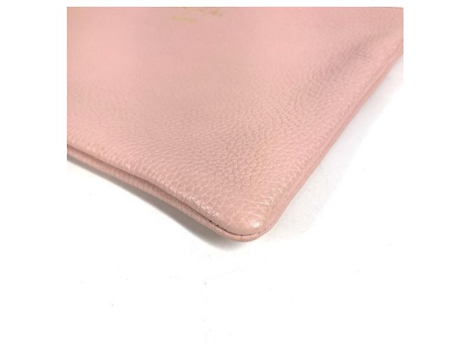 Clutch in pelle rosa Gucci - vista 7