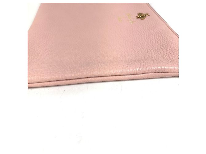 Clutch in pelle rosa Gucci - vista 8