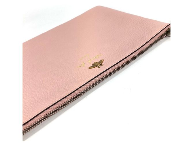 Clutch in pelle rosa Gucci - vista 9
