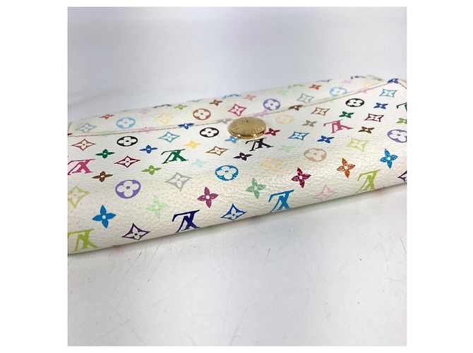 Louis Vuitton Monogram Multicolor Long Wallet Weiß Mehrfarben - Ansicht 3