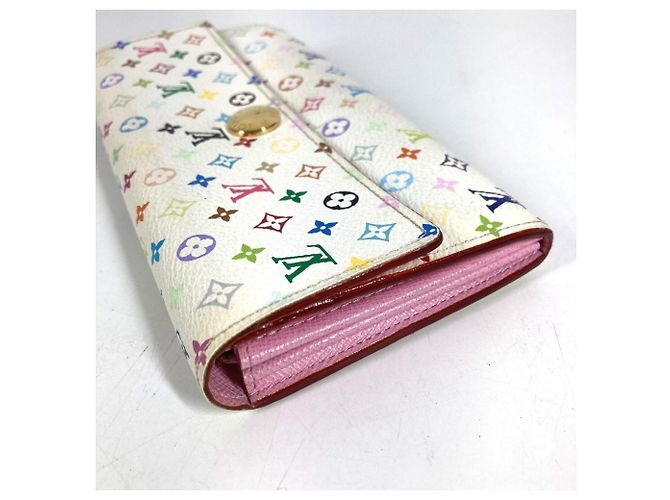 Louis Vuitton Monogram Multicolor Long Wallet Weiß Mehrfarben - Ansicht 4