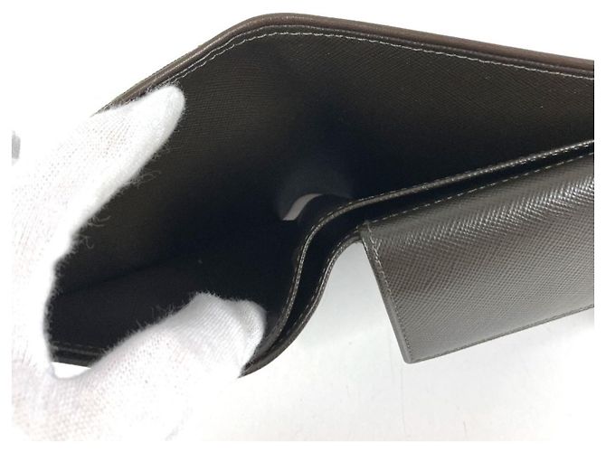 Portafoglio tripartito Khaki Louis Vuitton Cachi - vista 11