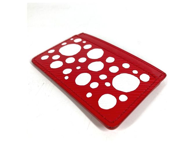 Tarjetero de piel Epi Louis Vuitton Blanco Roja - vista 3