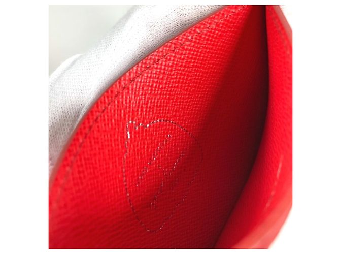 Tarjetero de piel Epi Louis Vuitton Blanco Roja - vista 7