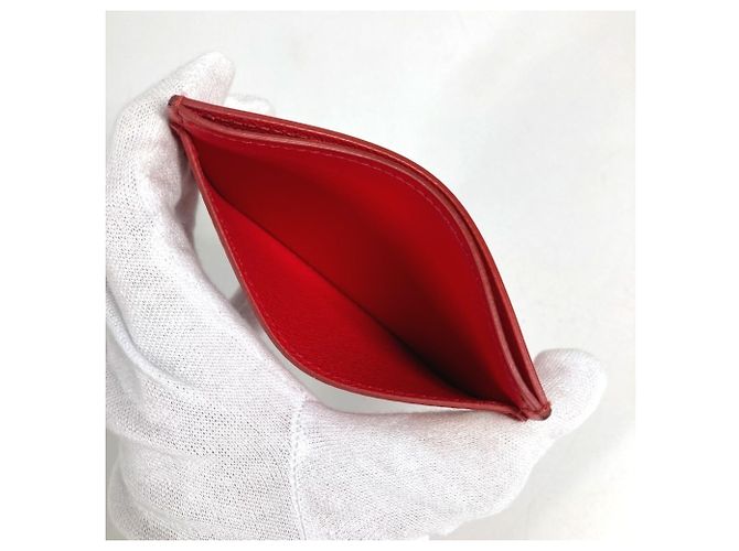 Tarjetero de piel Epi Louis Vuitton Blanco Roja - vista 8